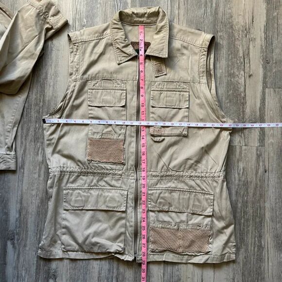 Lauren Ralph Lauren Sarfari Vest Jacket US-67 With Removable Sleeves Size Large - Picture 8 of 8